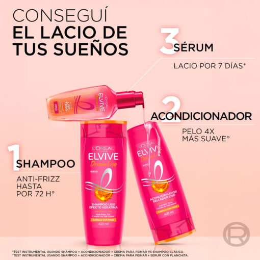 Serum Capilar Elvive  Dream Liso X 100 Ml - Imagen 8