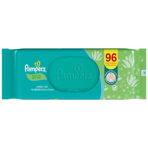 Toallitas Húmedas Pampers  Aloe Vera X 96 U