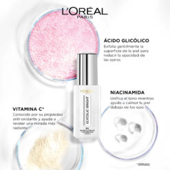 Alternative view of Serum Ojos L'Oreal París Glycolic Bright  X 20 Ml