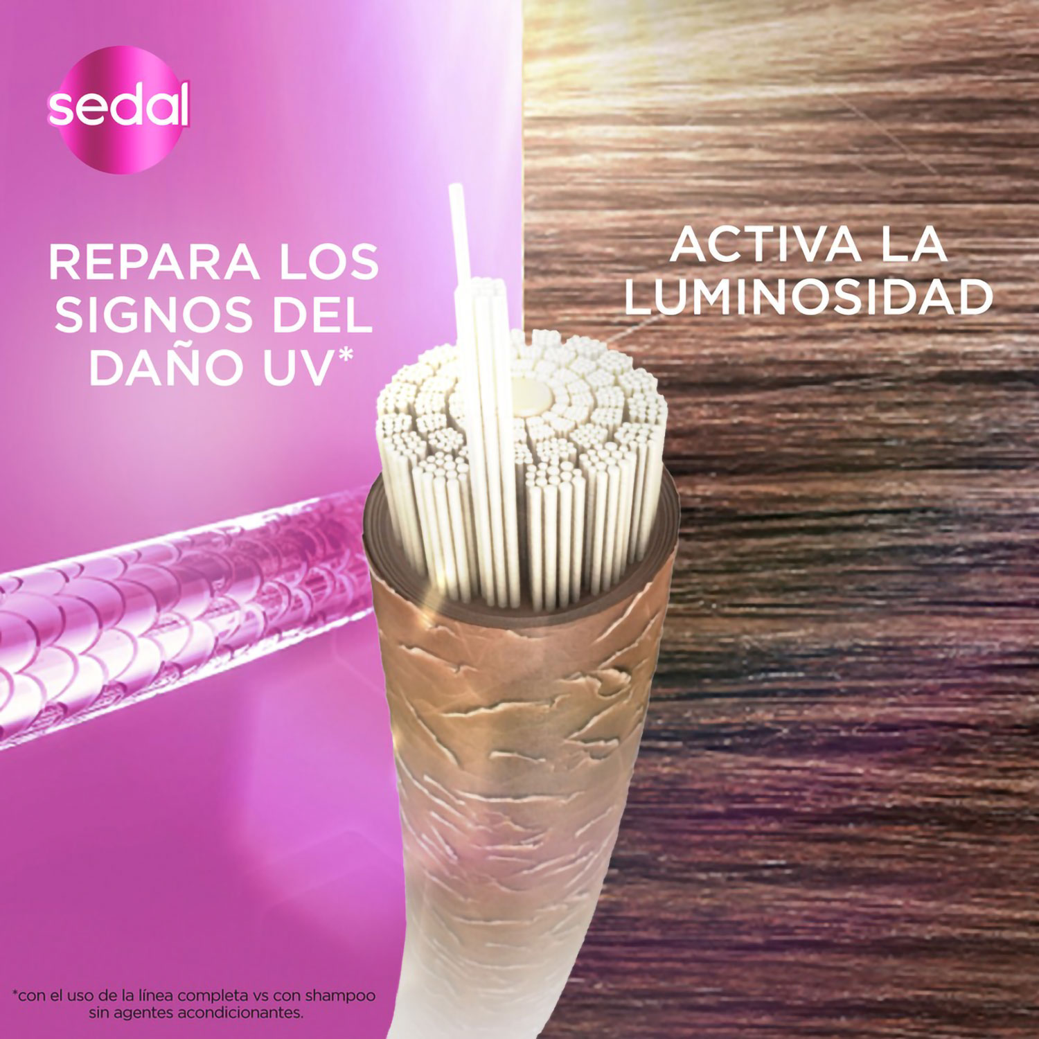 Acondicionador Sedal Luminous UV X 190 Ml - Imagen 4