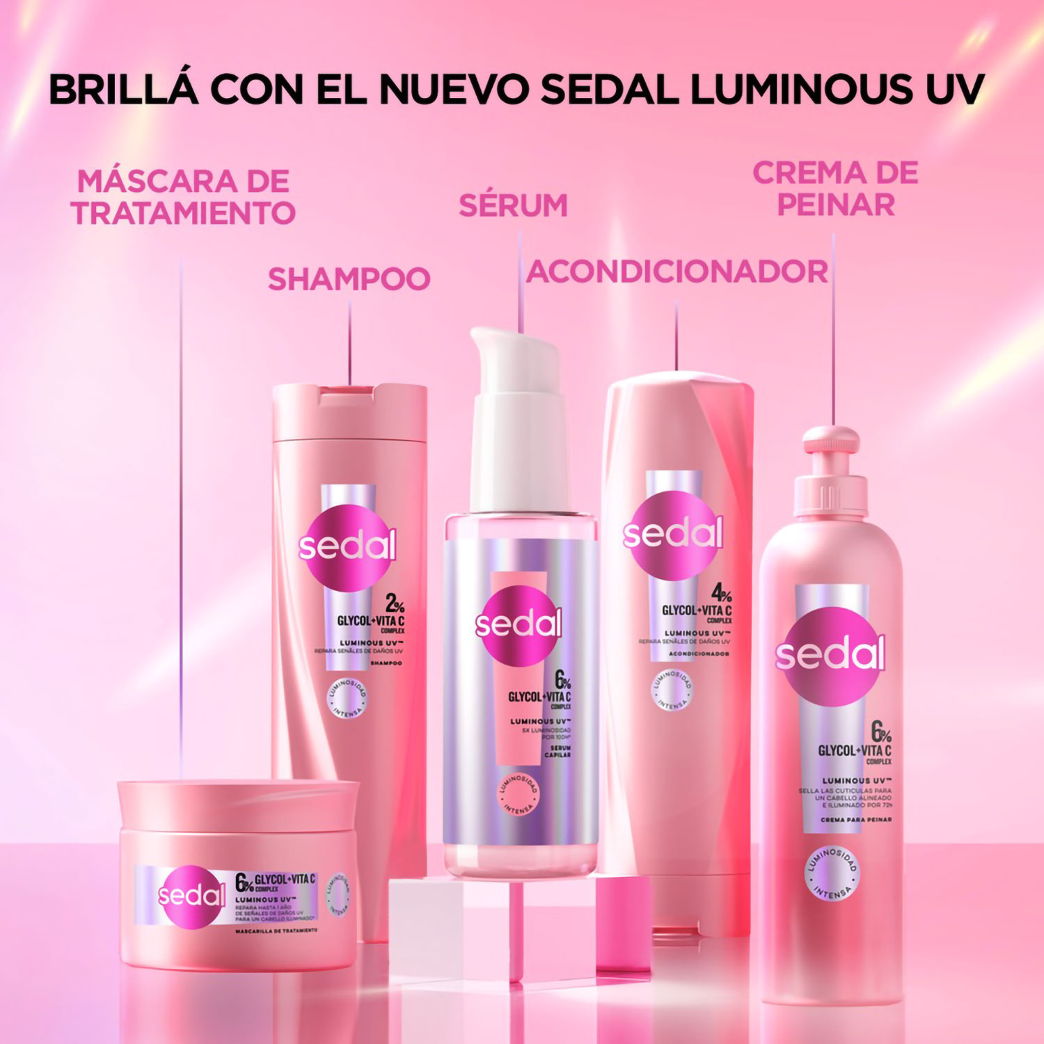 Acondicionador Sedal Luminous UV X 190 Ml - Imagen 5