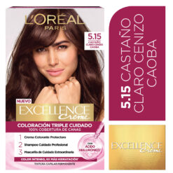 Alternative view of Tintura Permanente en Kit Loreal Paris Excellence 5.15 Castaño Claro Cenizo Caoba X 1 U