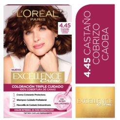 Alternative view of Tintura Permanente en Kit Loreal Paris Excellence 4.45 Castaño Cobrizo Caoba X 1 U
