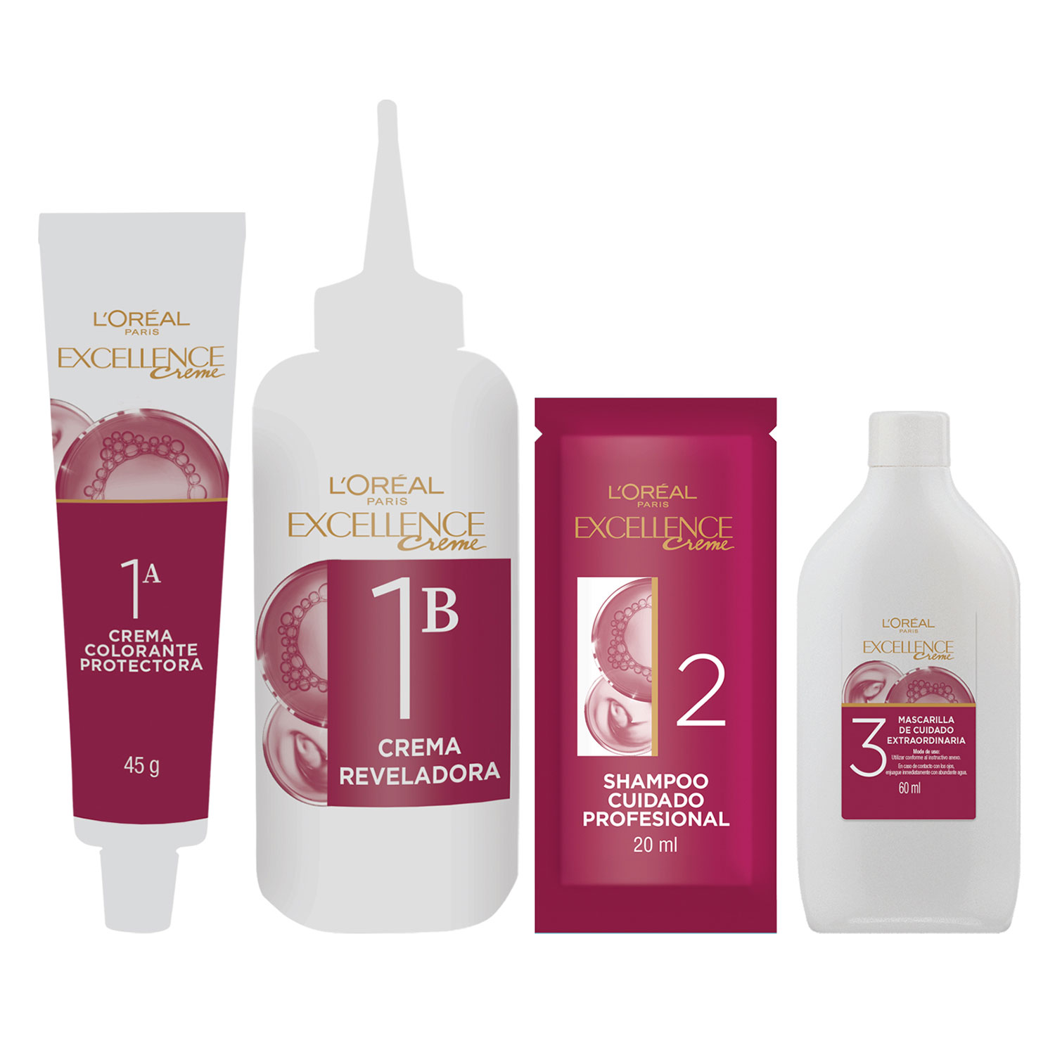 Tintura Permanente en Kit Loreal Paris Excellence 5.5 Castaño Claro Caoba X 1 U - Imagen 7