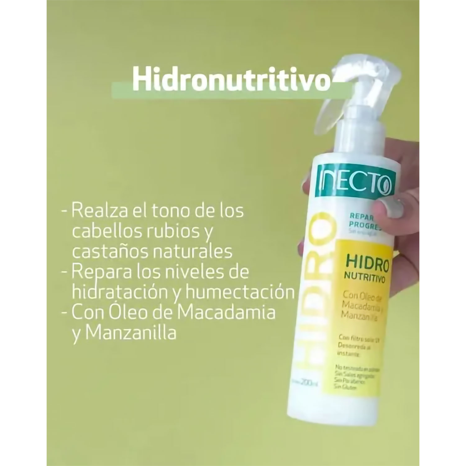Tratamiento Capilar Inecto Hidro Nutritivo X 200 Ml - Imagen 3