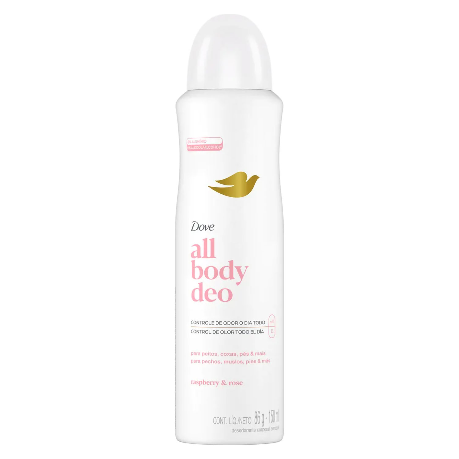 Desodorante Corporal Dove All Body Deo Raperry And Rose X 150 Ml