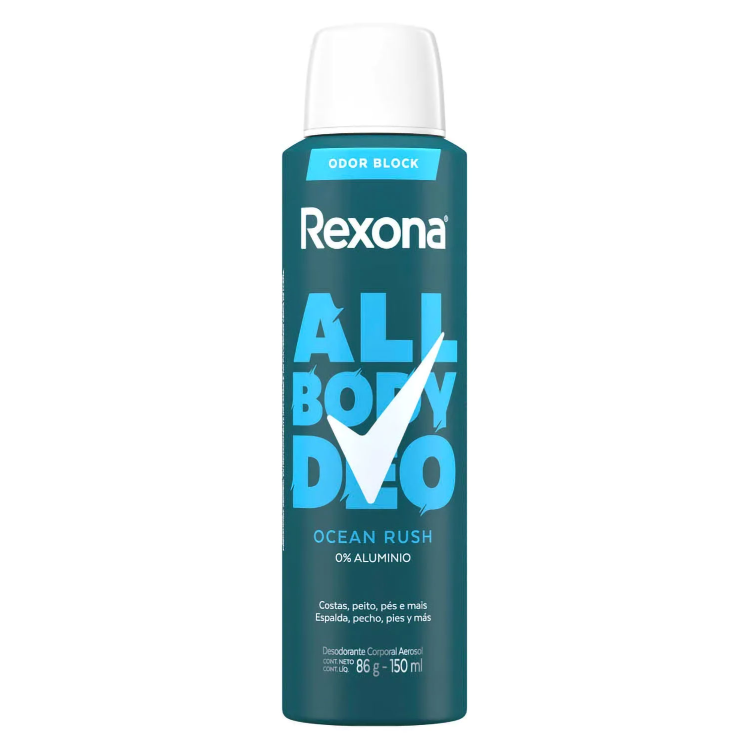Desodorante Corporal Rexona All Body Deo Ocean Rush X 150 Ml
