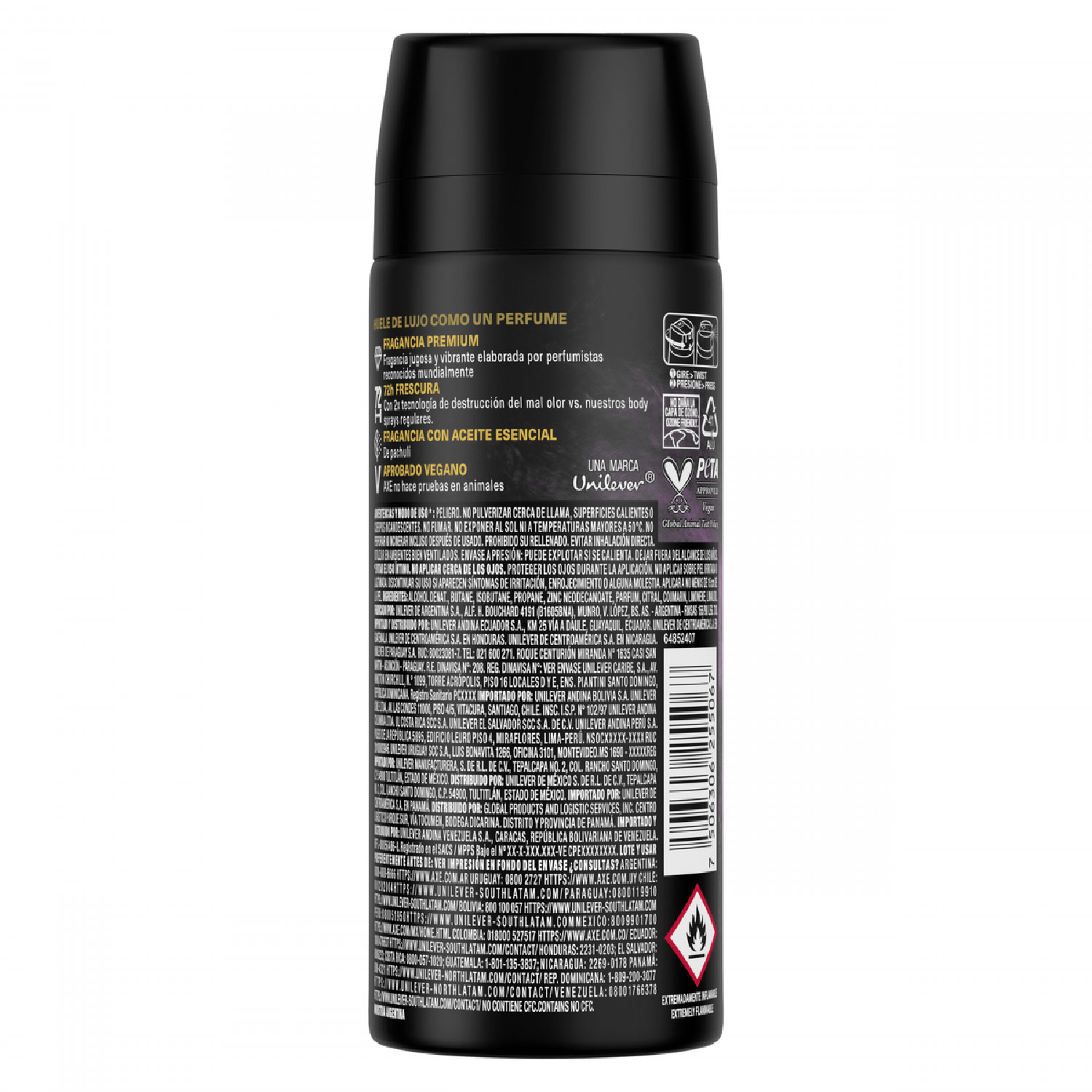 Desodorante Axe Fine Fragance Collection Peach Infusion X 150 Ml - Imagen 3