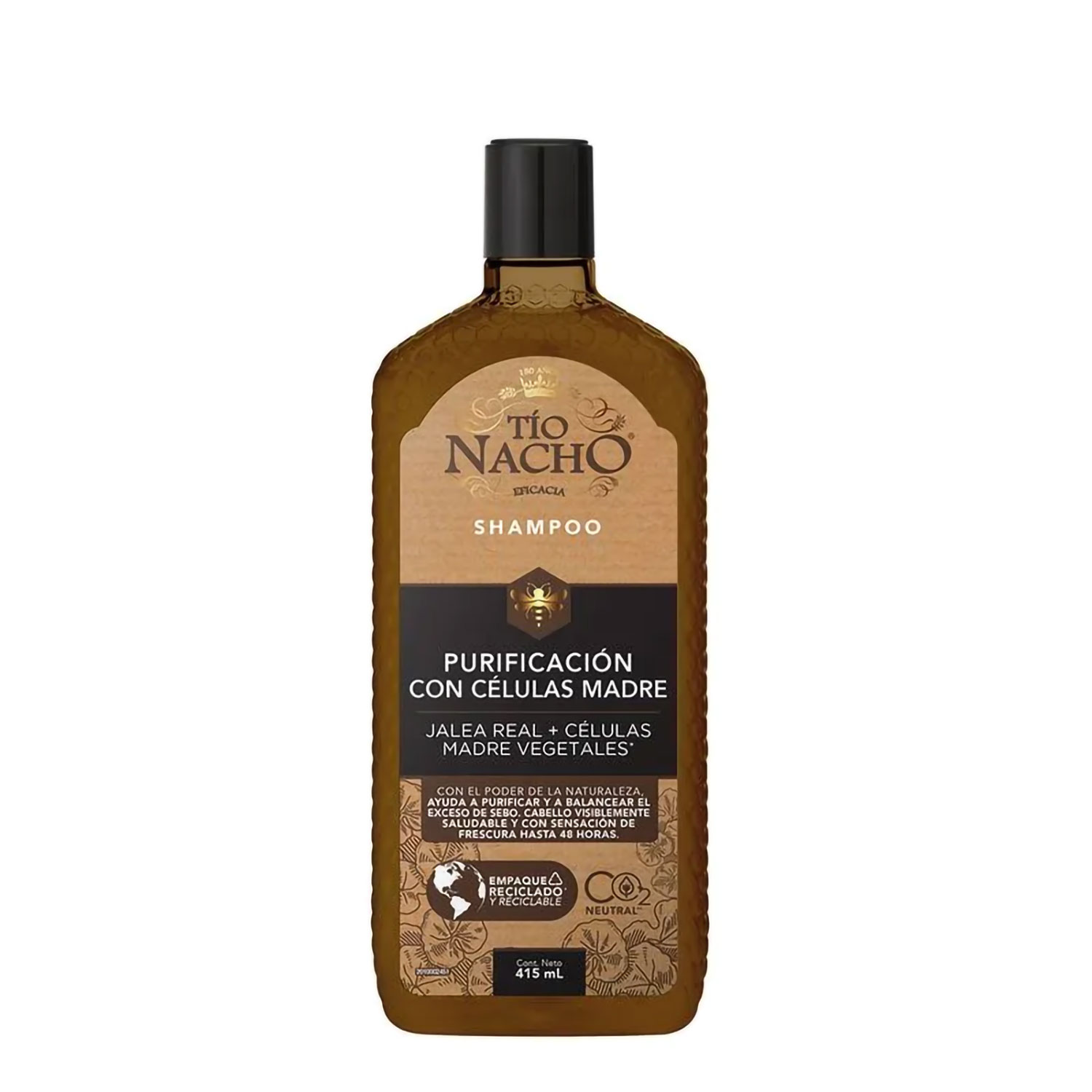 Shampoo Tio Nacho Purificacion Con Celulas Madres X 415 Ml - Imagen 2