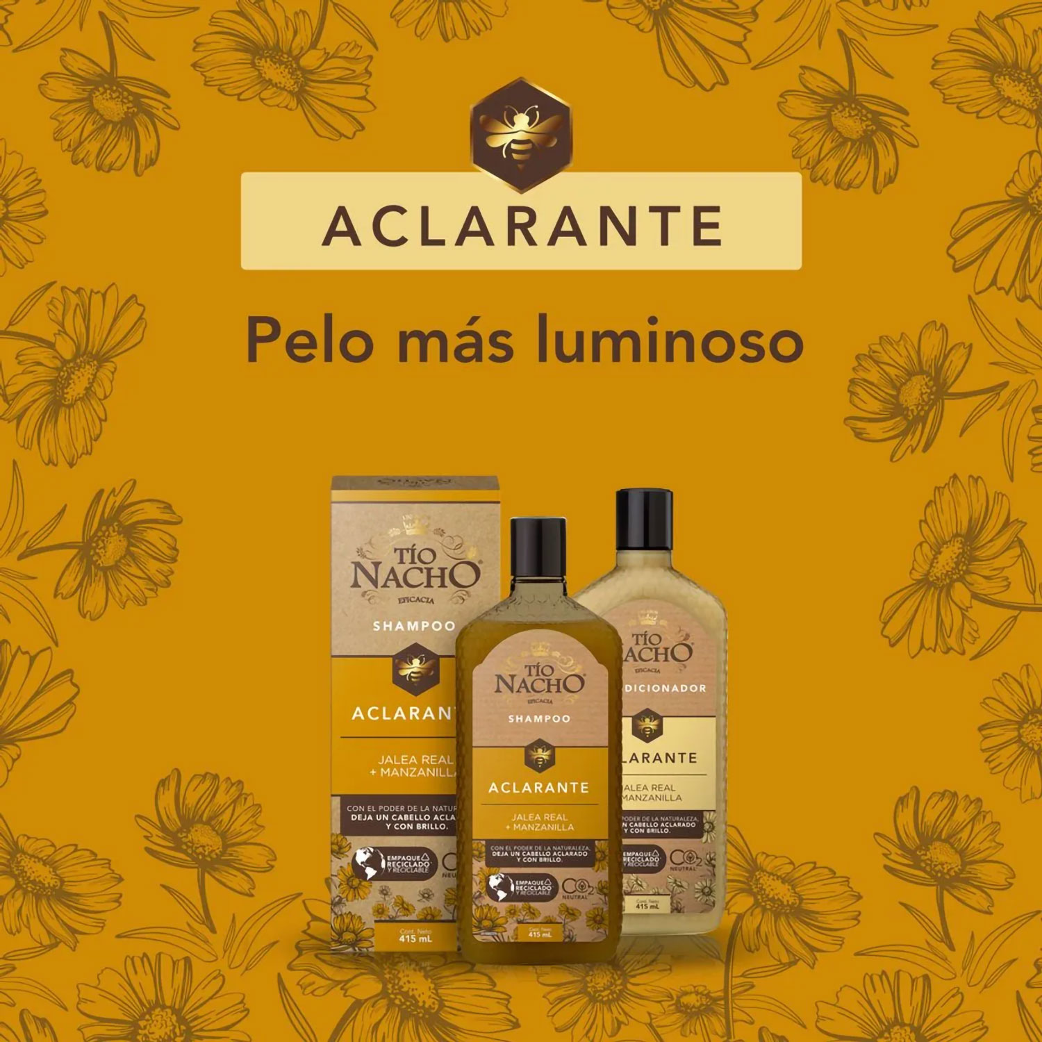 Acondicionador Tio Nacho Aclarante X 415 Ml - Imagen 2