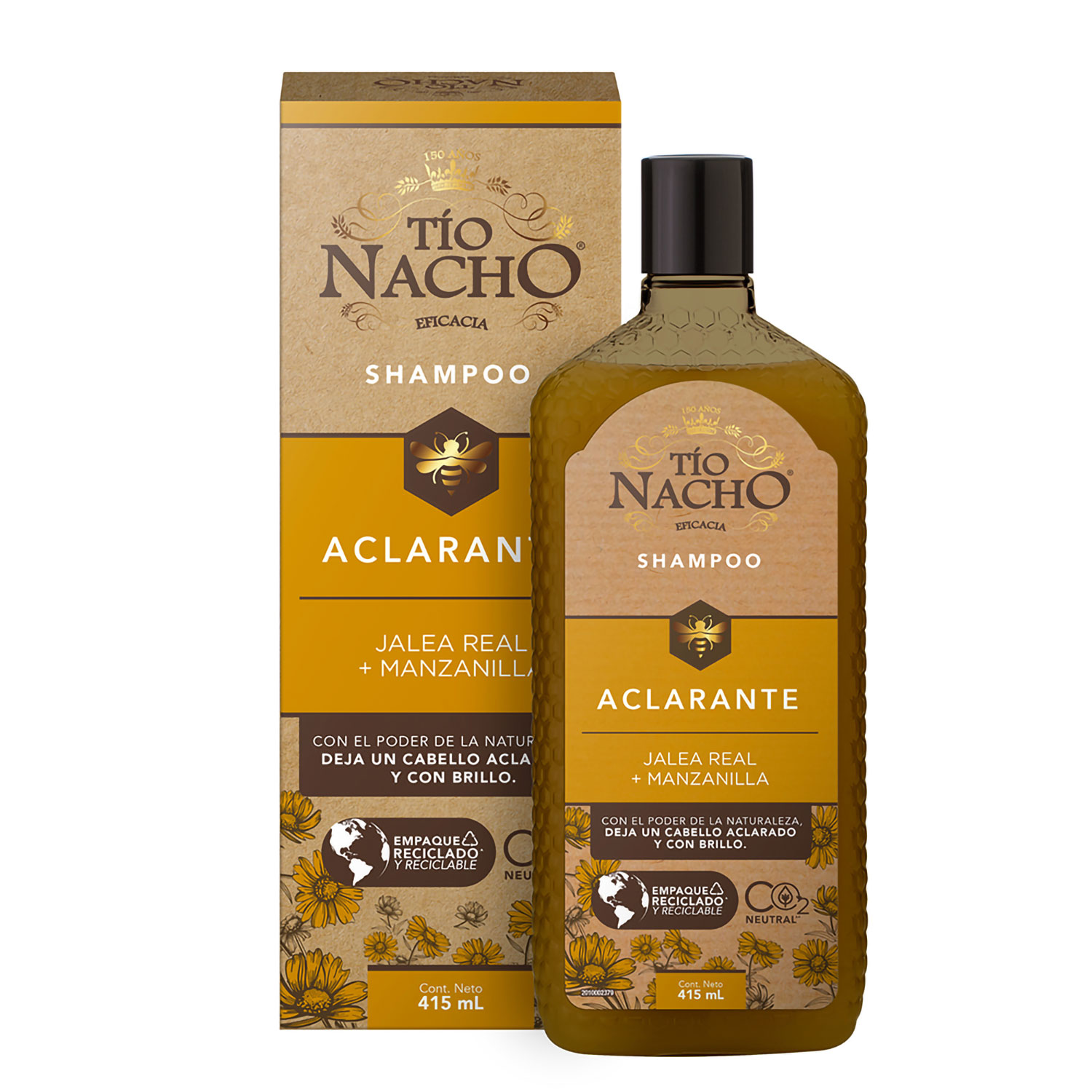 Shampoo Tio Nacho Aclarante X 415 Ml - Imagen 2