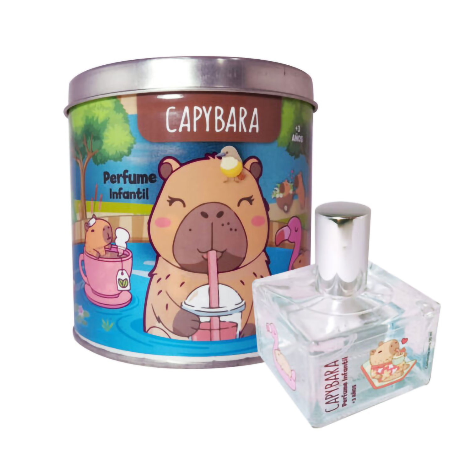 Perfume Infantil + Lata Jactans Capybara X 1 U