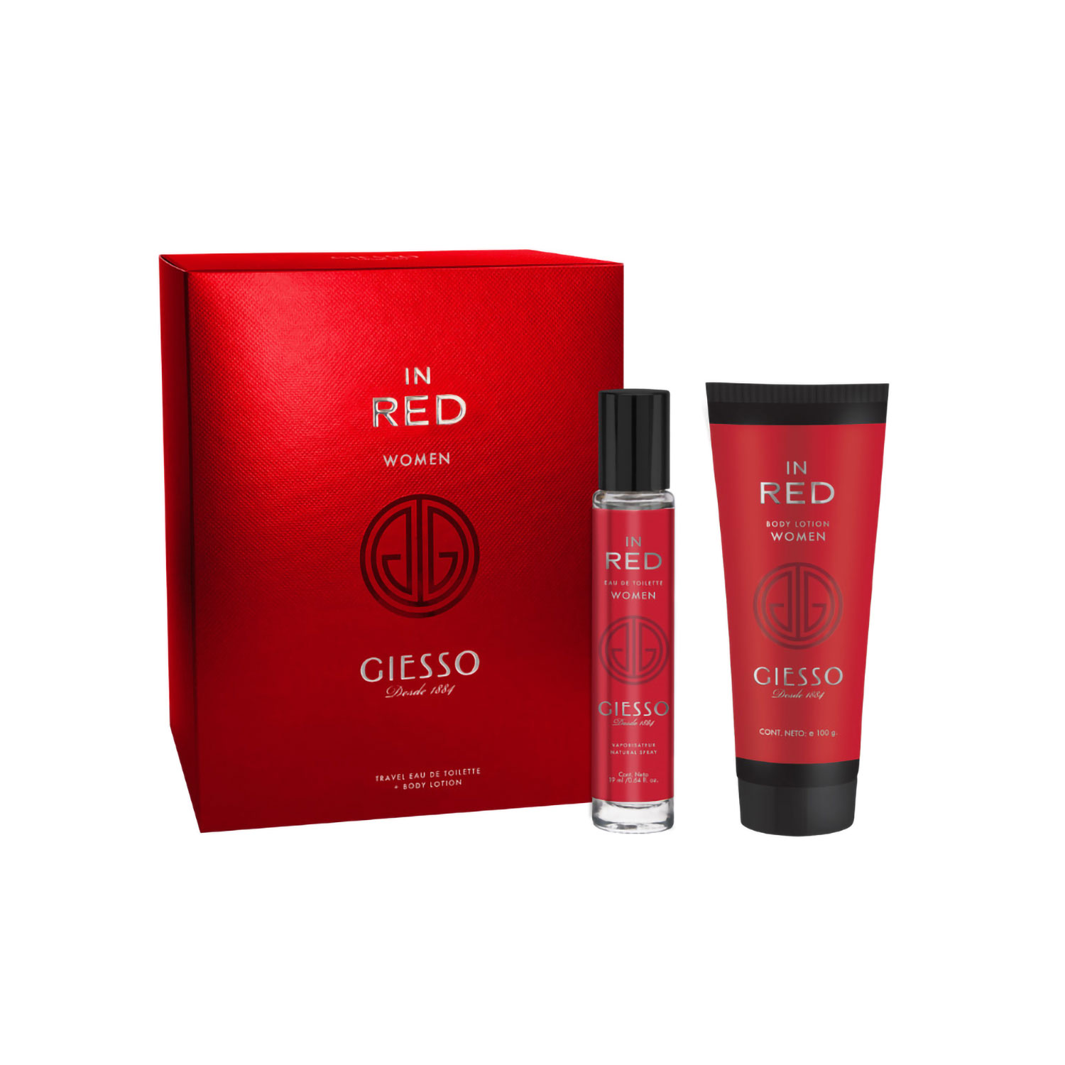 Perfume + Body Lotion Giesso In Red X 1 U