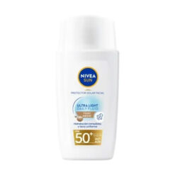 Protector Solar Facial Fluido Nivea  FPS 50+ Medio X 40 Ml