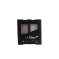 Sombra De Ojos Compacta Katalia Duo 2 Marron Medio y Claro X 24 Gr