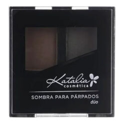 Sombra De Ojos Compacta Katalia Duo 5 Marron Medio y Oscuro X 24 Gr