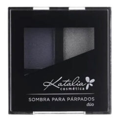 Sombra De Ojos Compacta Katalia Duo 6 Azul y Plata X 24 Gr