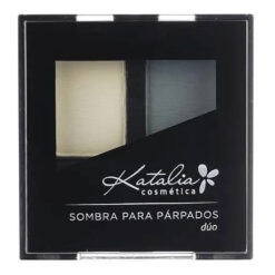 Sombra De Ojos Compacta Katalia Duo 20 Verde y Oro Mate X 24 Gr
