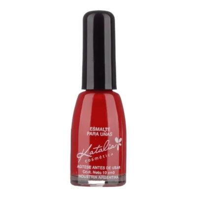 Esmalte Katalia Cremoso 7 Rojo Tomate X 10 Ml