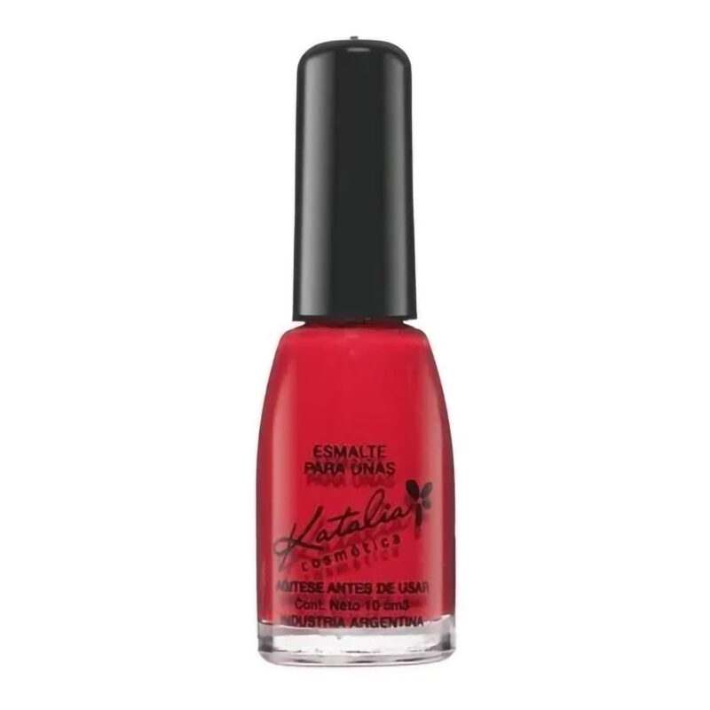 Esmalte Katalia Cremoso 10 Rojo Rosado X 10 Ml