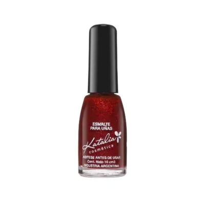 Esmalte Katalia Joya Perlado 45 Rojo Oscuro X 10 Ml