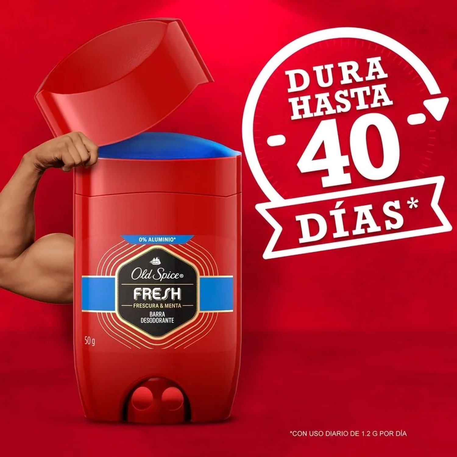 Antitranspirante en Barra Old Spice Fresh X 50 Gr - Imagen 4