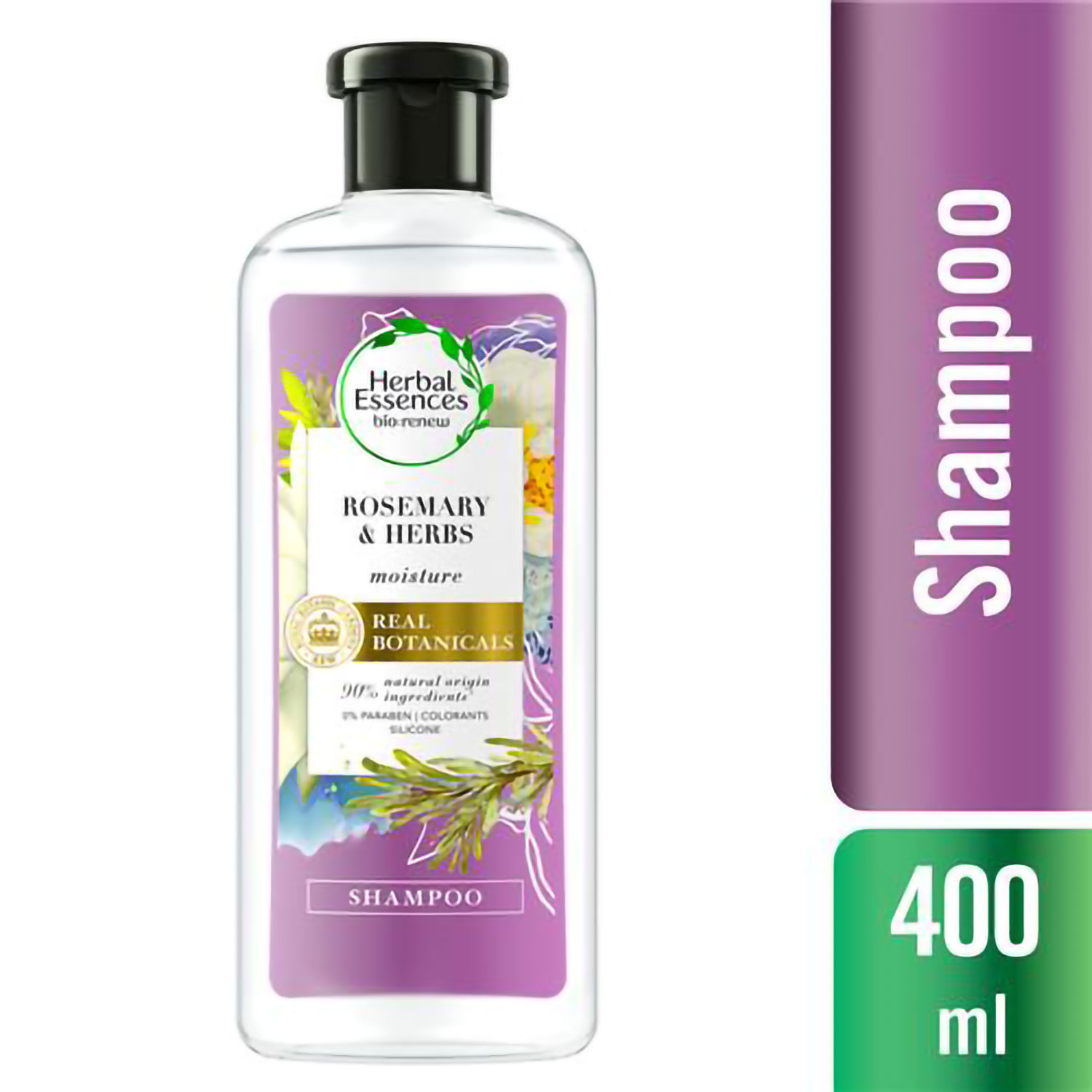 Shampoo Herbal Essences Rosemary & Herbs X 400 Ml - Imagen 2