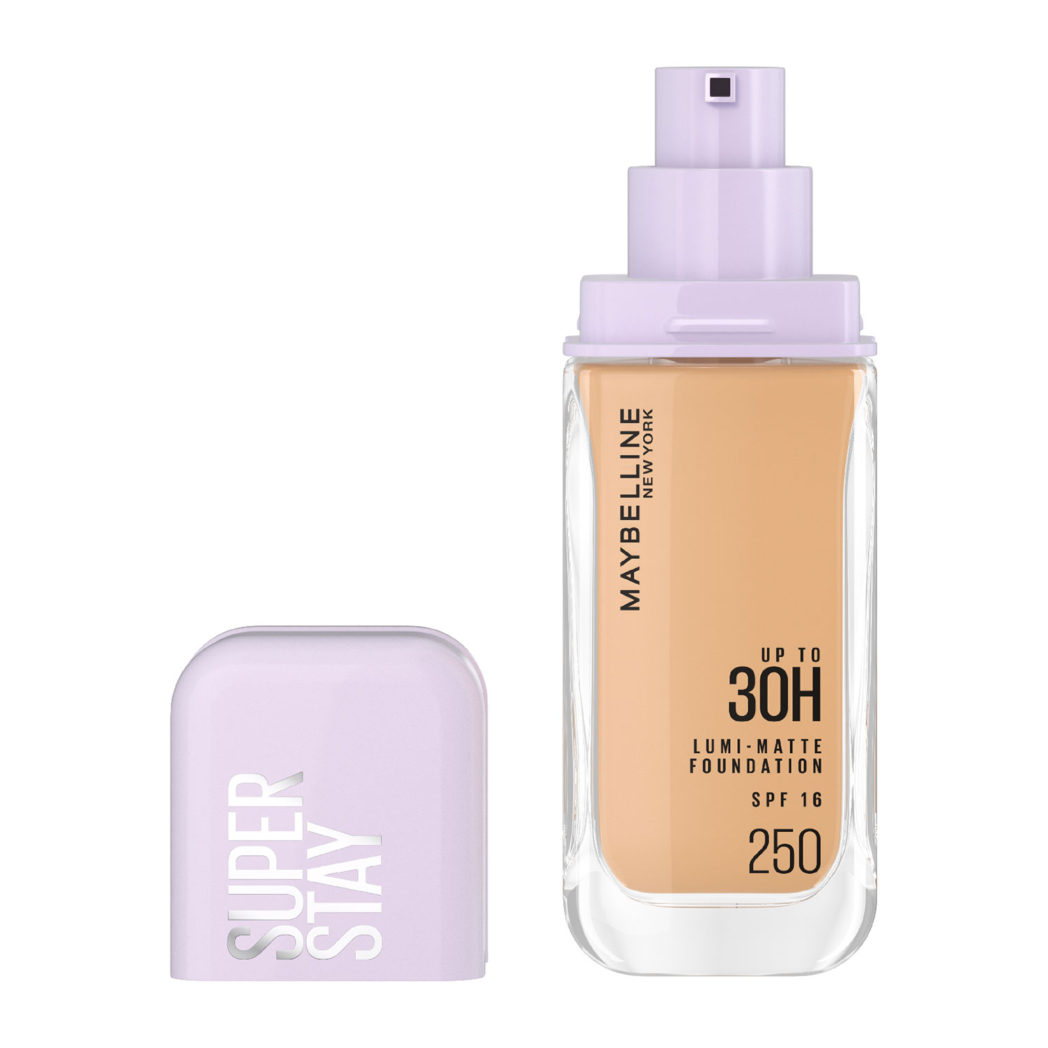 Base de maquilaje Líquida Maybelline Super Stay Lumi-Matte 250 FPS 16 X 35 Ml