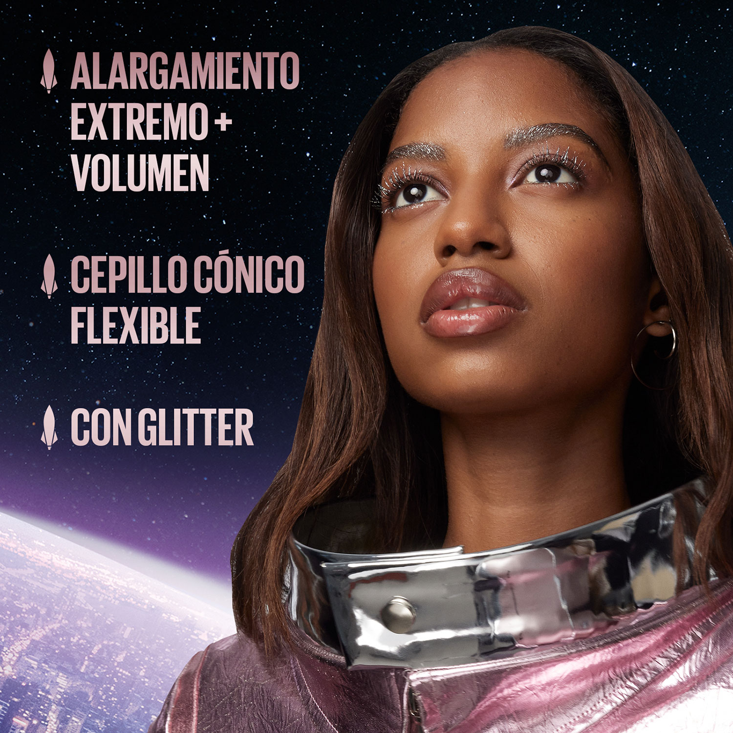 Mascara de Pestañas Maybelline Sky High Glitter X 7 Ml - Imagen 4