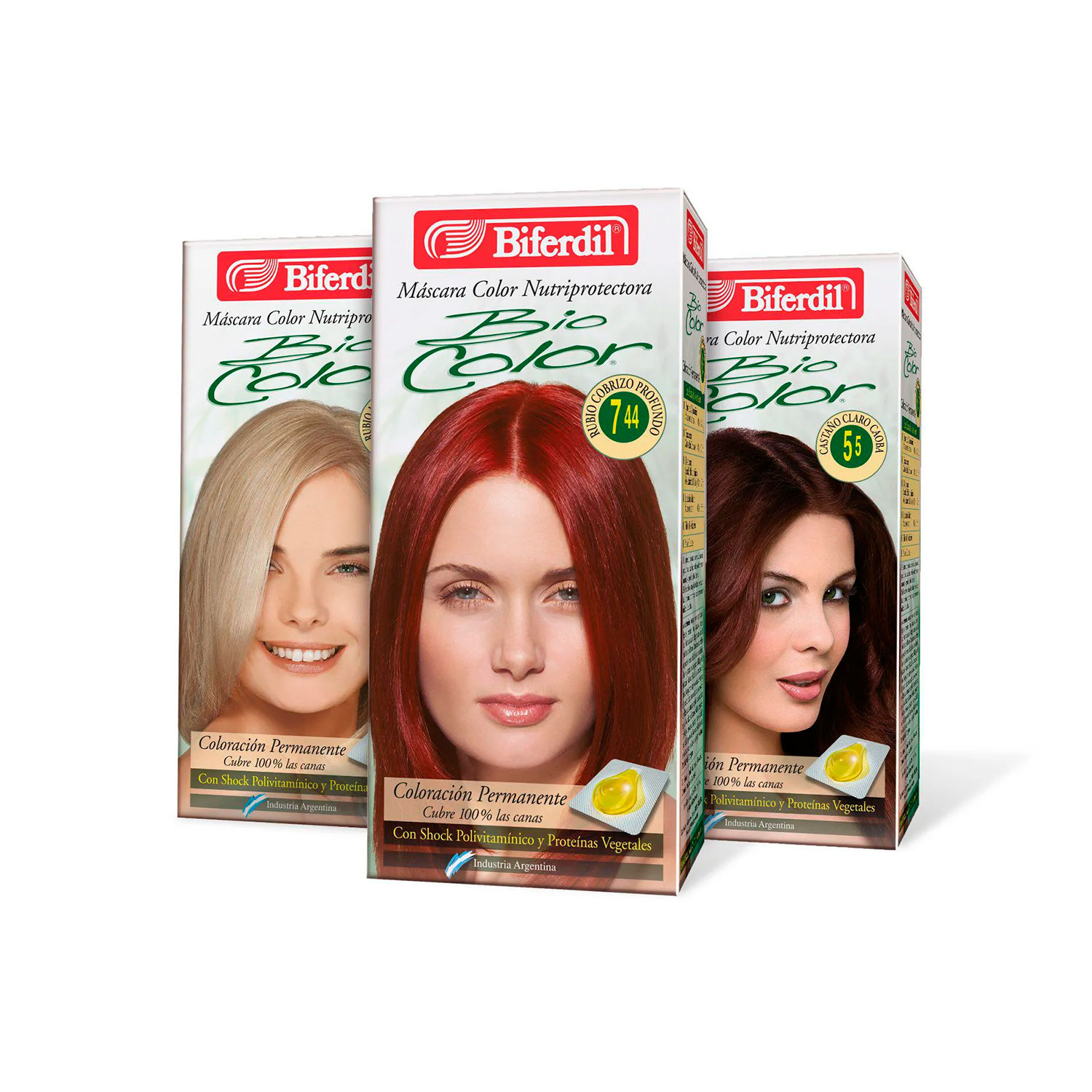 Tintura Kit Biferdil Bio Color 6.64 X 1 U