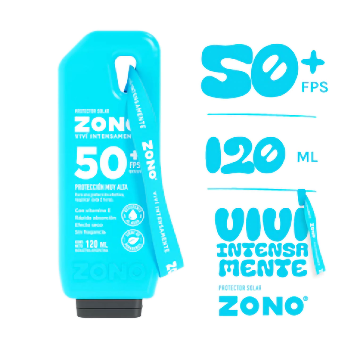 Protector Solar Zono FPS 50 X 120 Ml - Imagen 2