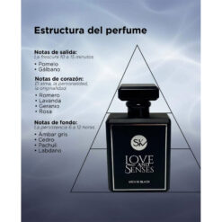 Alternative view of Perfume Love and Senses  Men in Black X 100 Ml