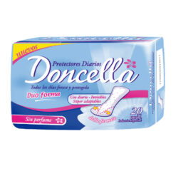 Protectores Diarios Doncella  Dúo Forma X 20 U