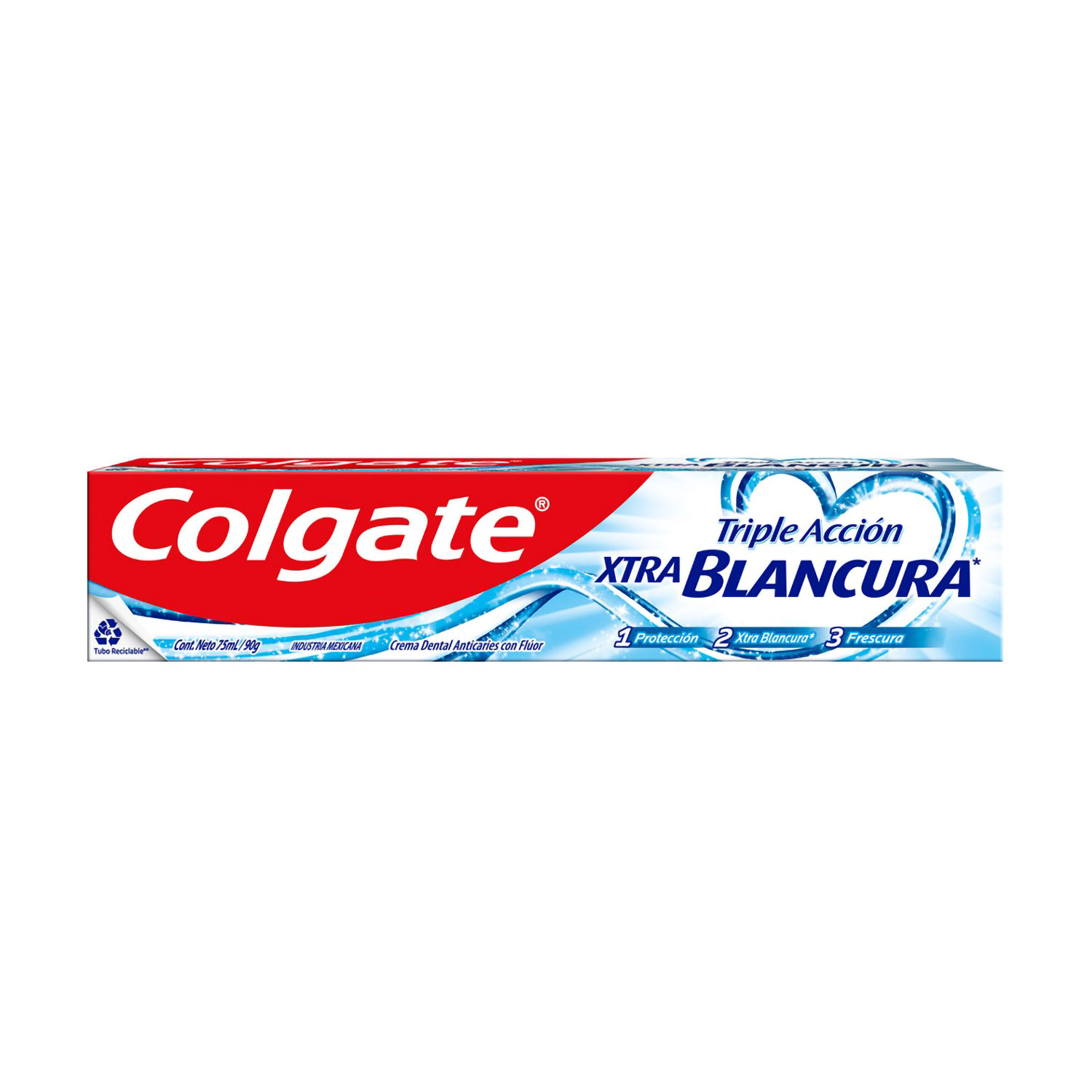 Crema Dental Colgate Triple Acción Xtra Blancura X 90 Gr