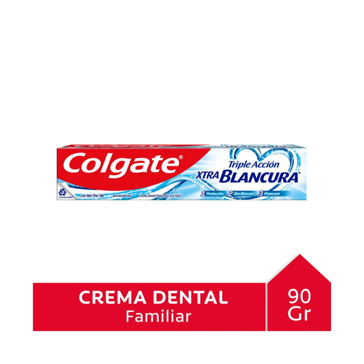 Crema Dental Colgate Triple Acción Xtra Blancura X 90 Gr - Imagen 2