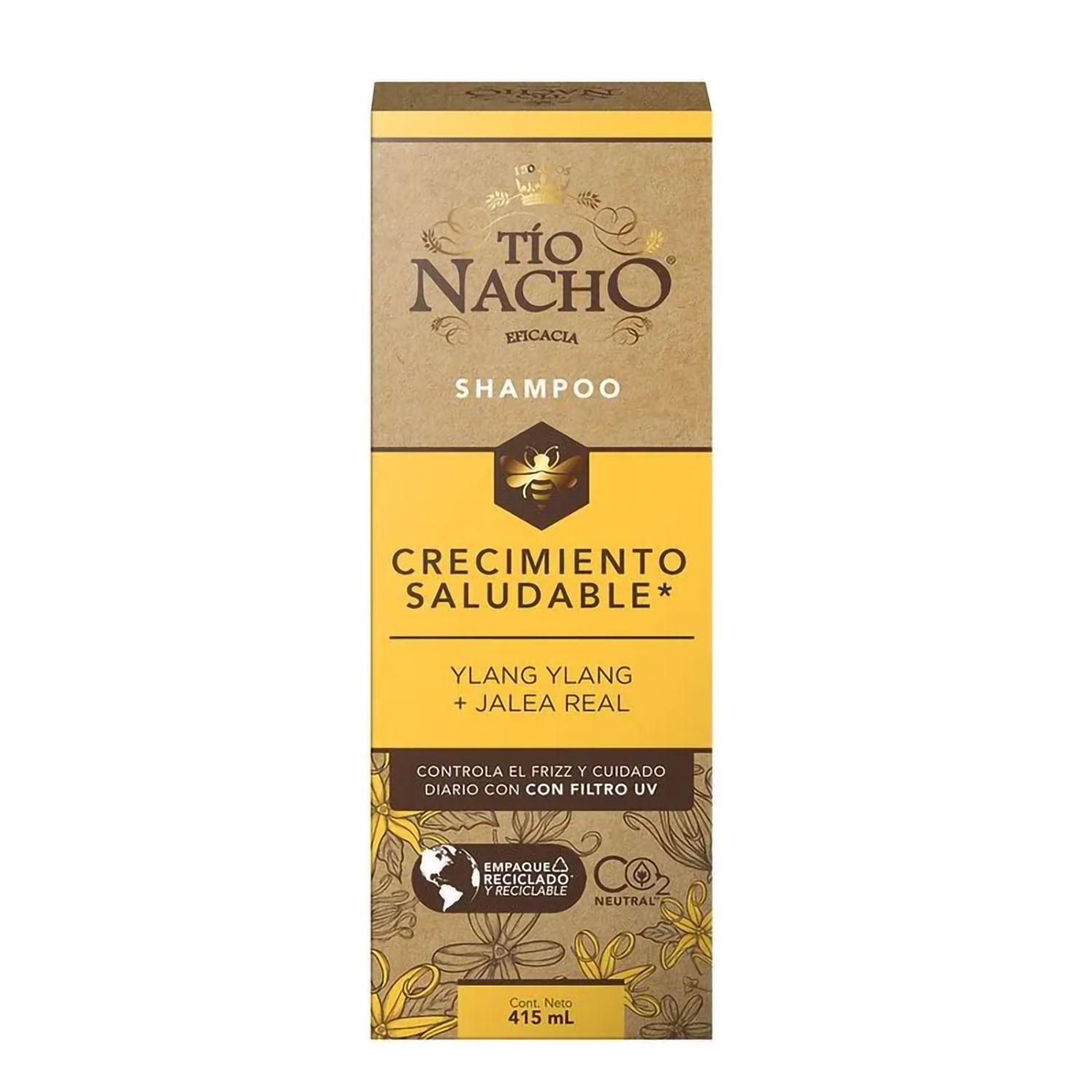 Shampoo Tio Nacho Crecimiento Saludable X 415 Ml - Imagen 3