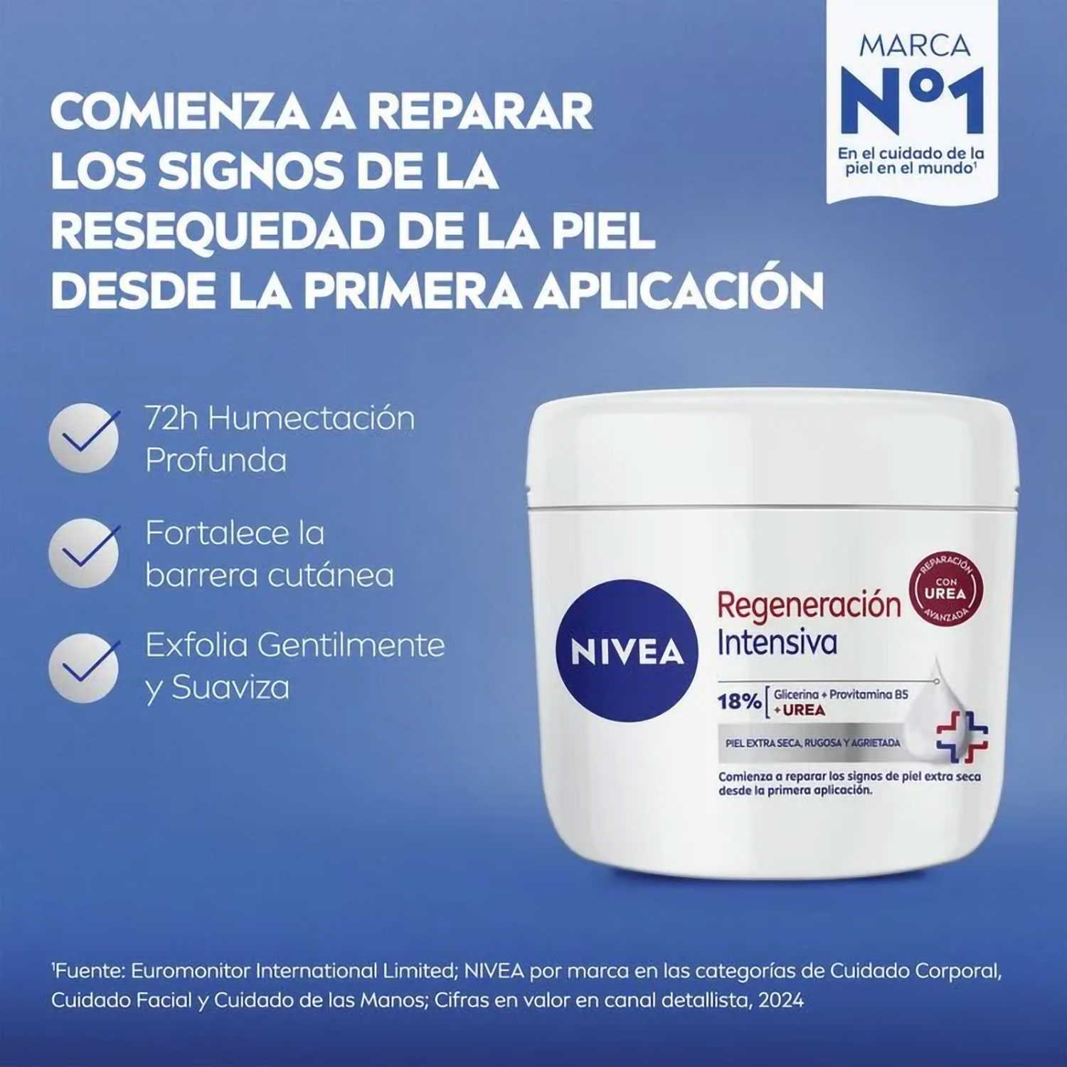 Crema Corporal Nivea Regeneración Intensiva Úrea X 400 Ml - Imagen 3