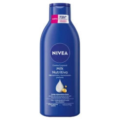 Crema Corporal Nivea Milk Nutritiva  X 100 Ml