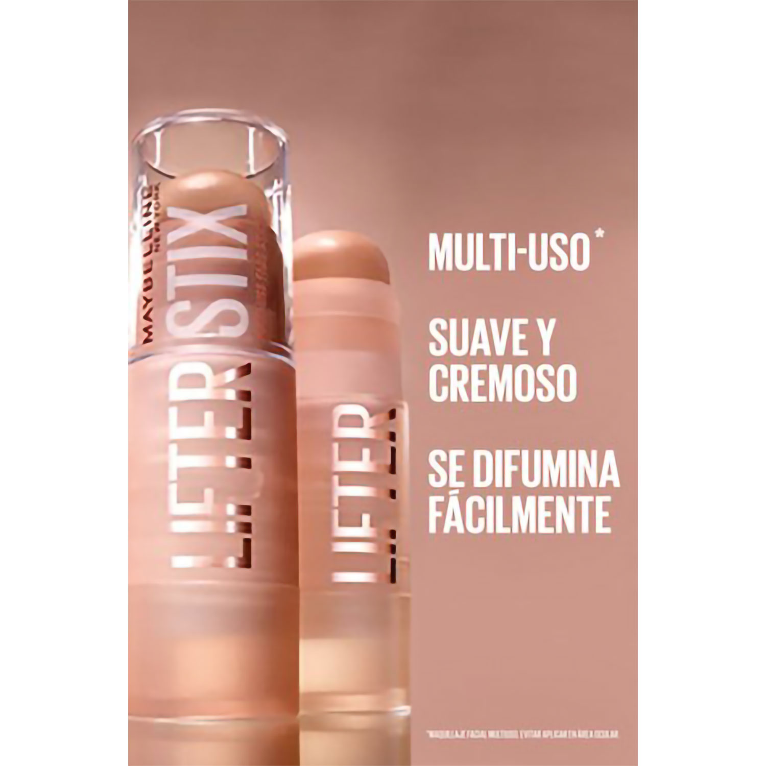 Barra Facial Multiuso Maybelline Lifter Stix 55 X 6 Gr - Imagen 5