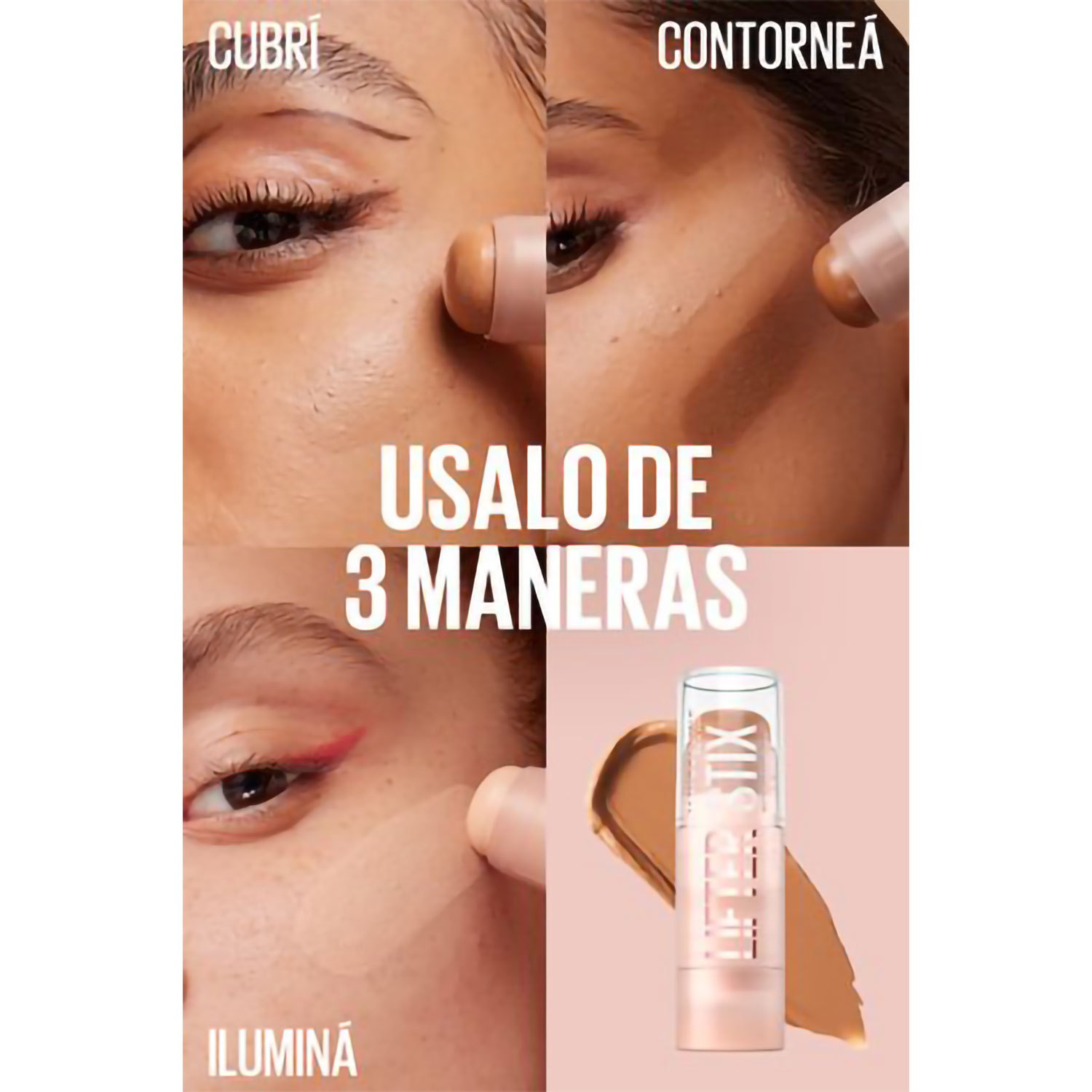 Barra Facial Multiuso Maybelline Lifter Stix 55 X 6 Gr - Imagen 6