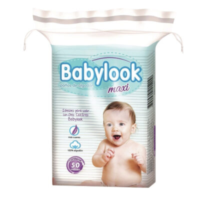 Paños de Algodón Babylook Maxi  X 50 U