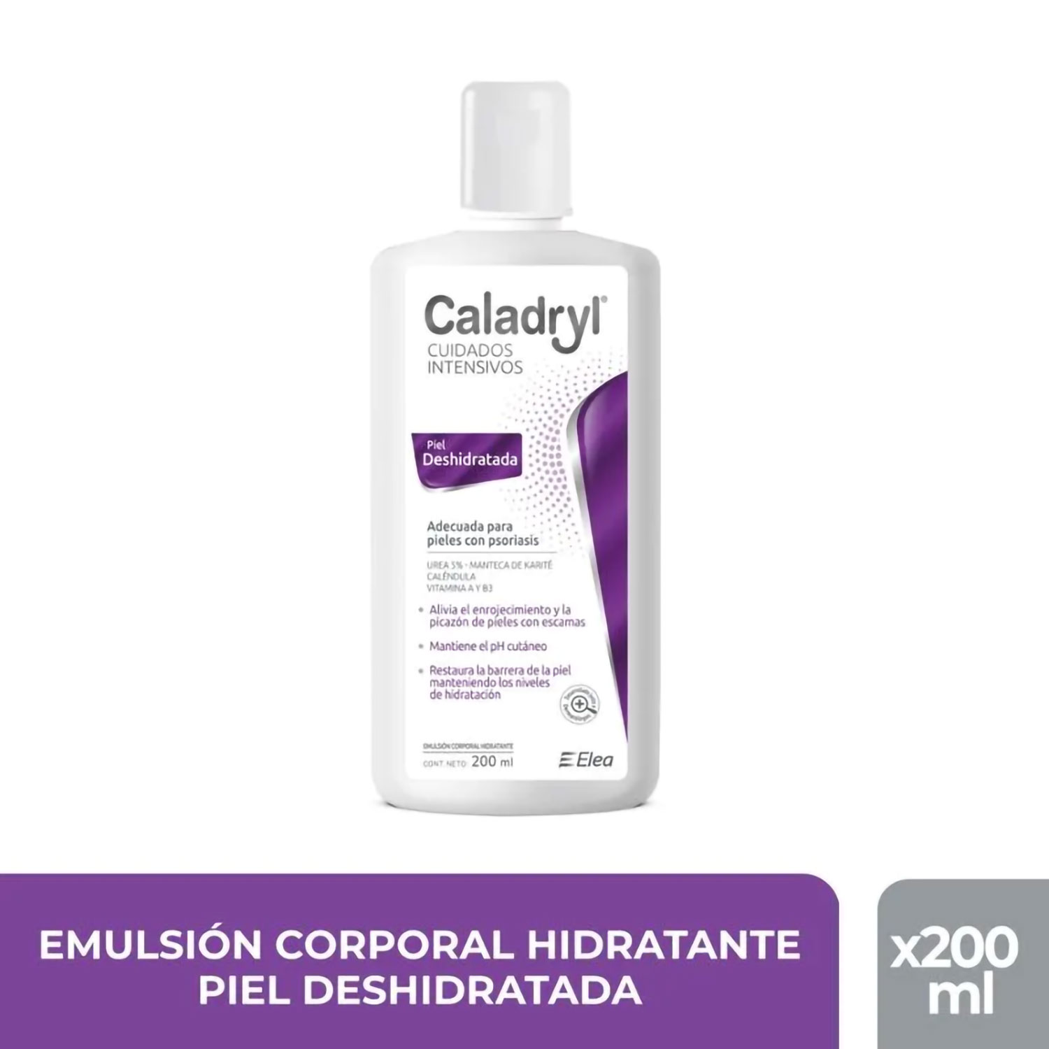 Crema Corporal Caladryl Cuidados Intensivos Piel Desidratada X 200 Ml - Imagen 2
