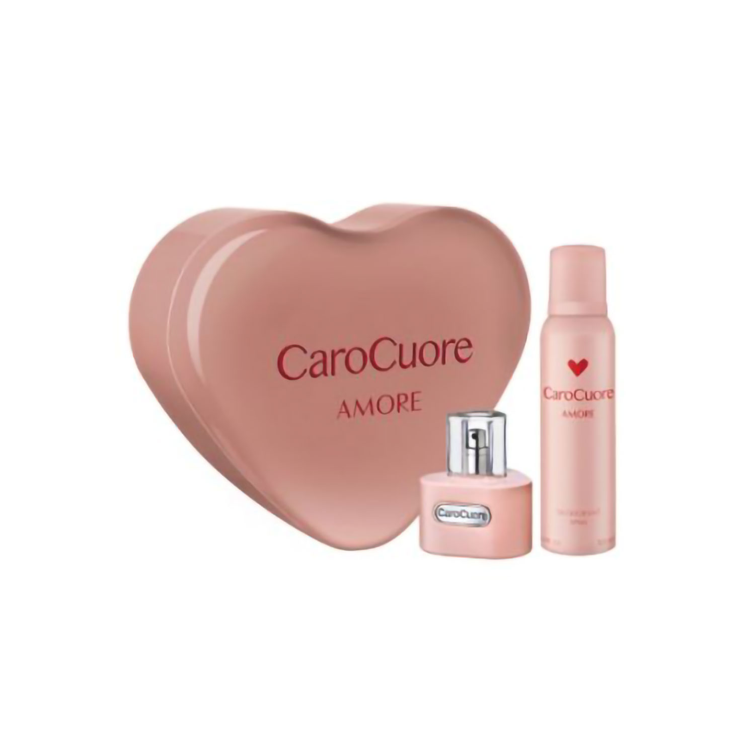 Perfume + Desodorante + Lata Caro Cuore Amore X 1 U
