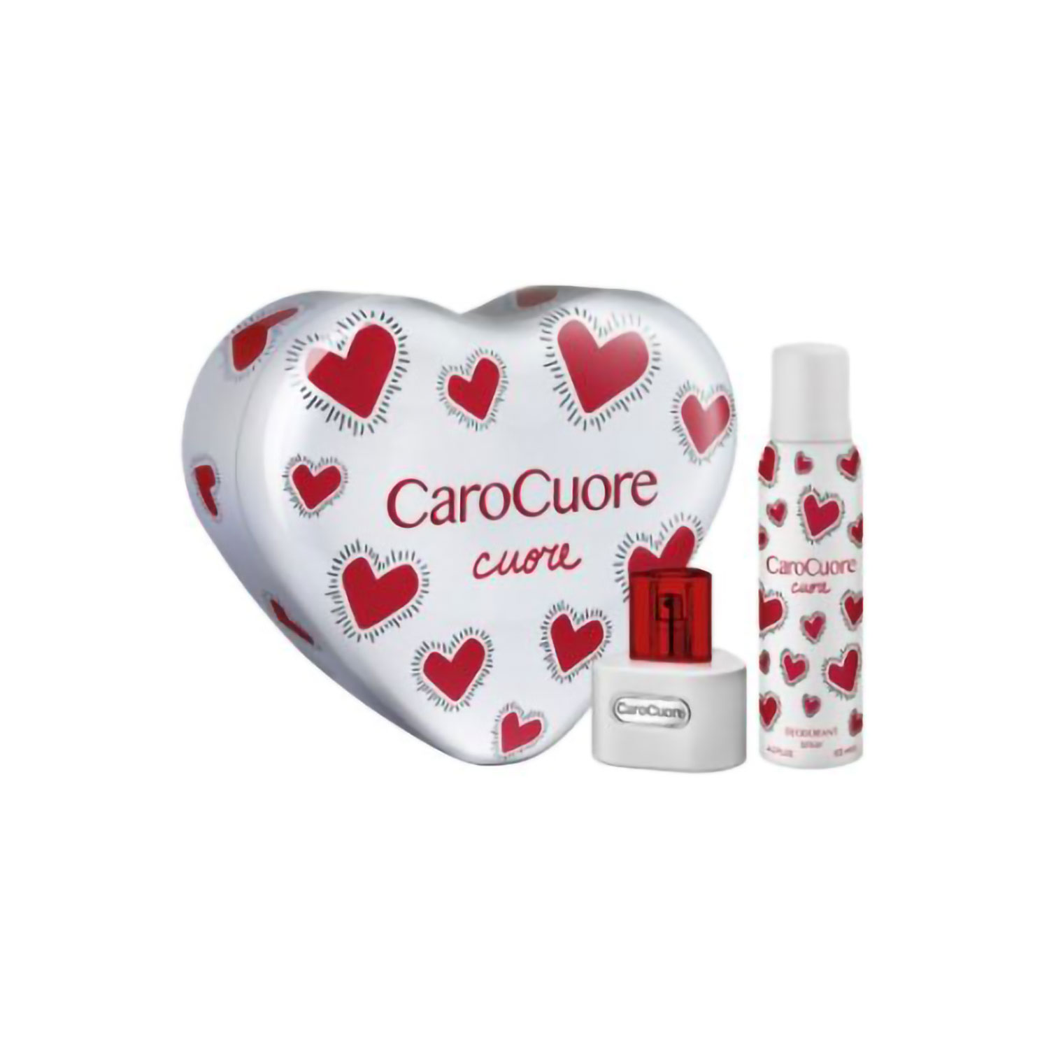 Perfume + Desodorante + Lata Caro Cuore Cuore X 1 U