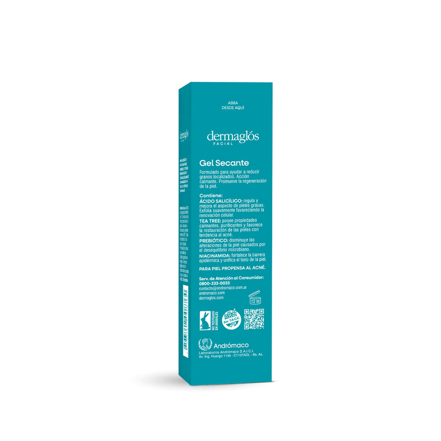 Gel Secante Dermaglos Control Acne X 15 Gr - Imagen 4
