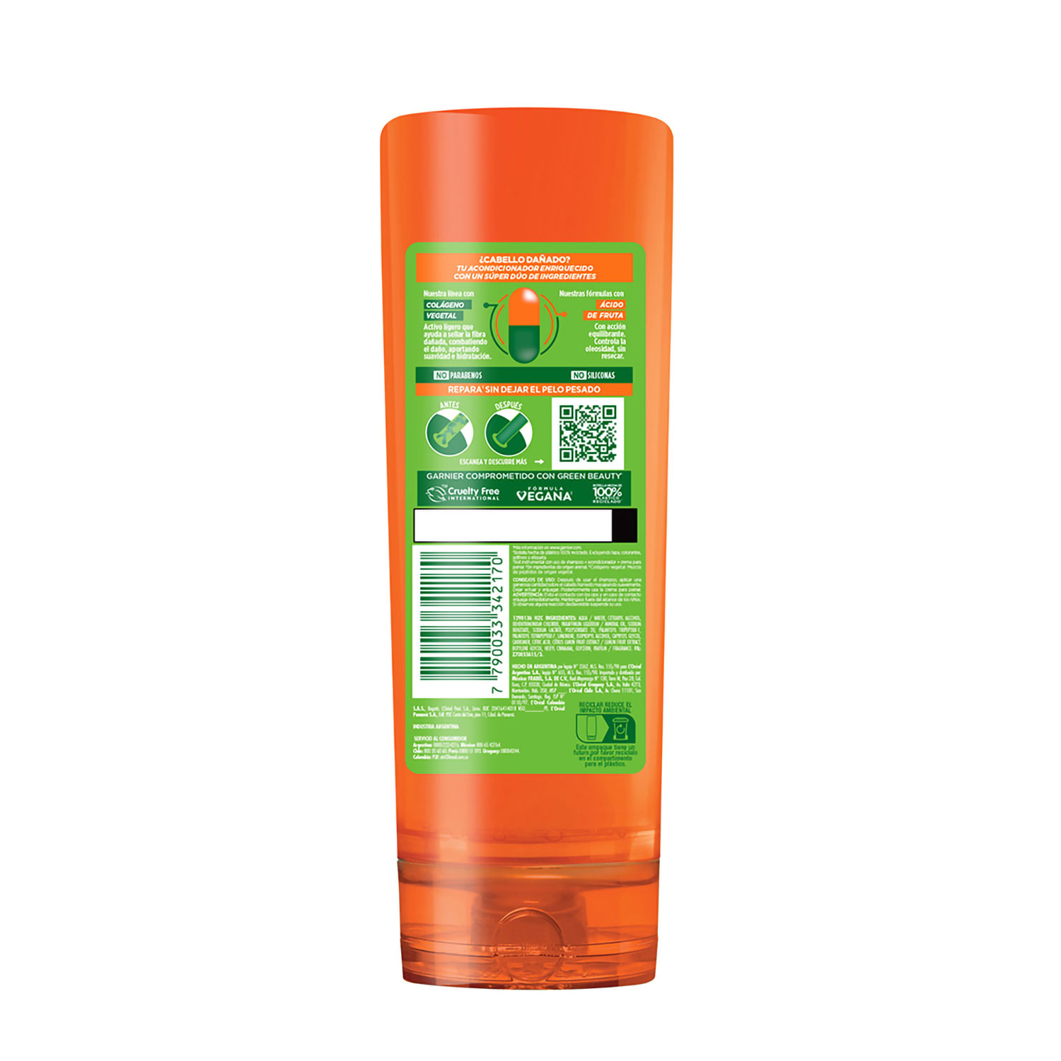 Acondicionador Fructis Oil Control X 350 Ml - Imagen 3