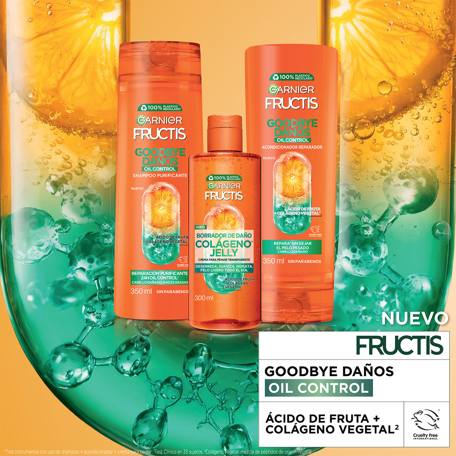 Acondicionador Fructis Oil Control X 350 Ml - Imagen 9