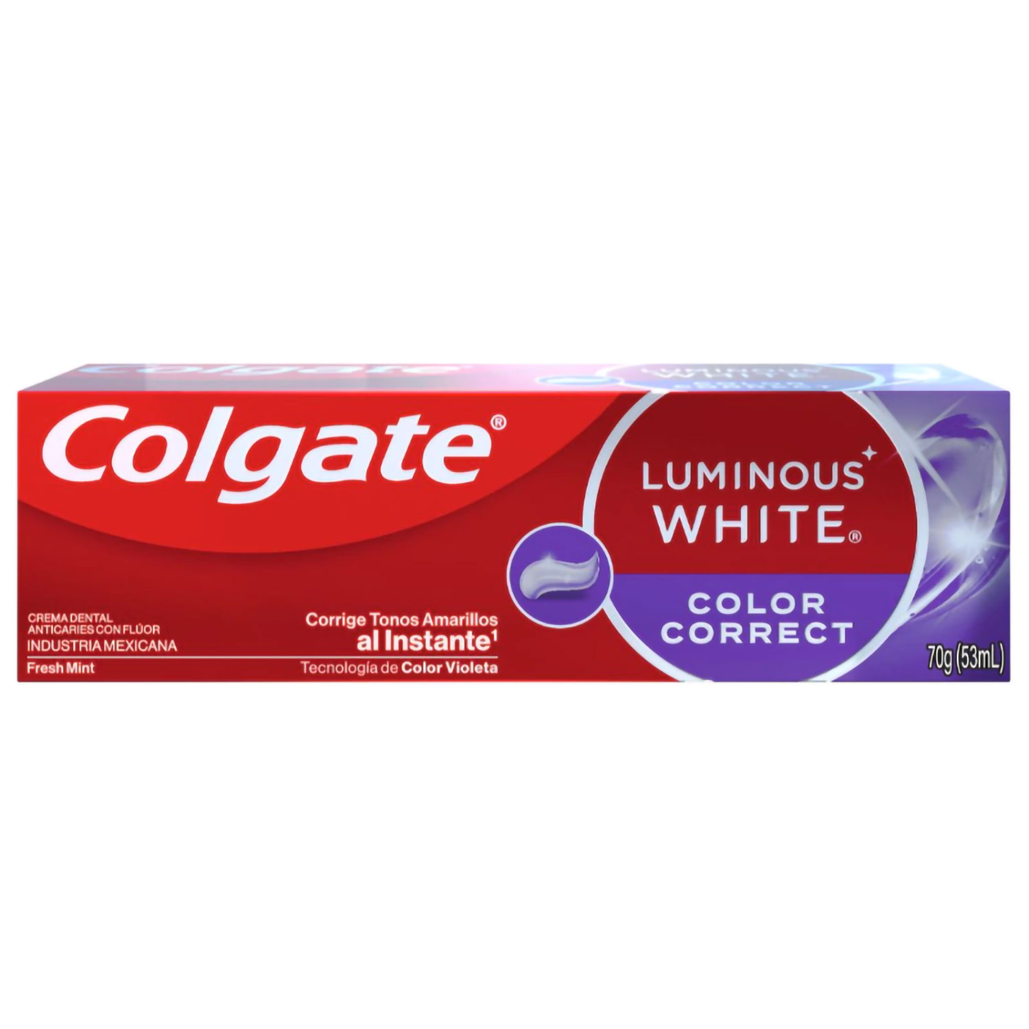 Crema Dental Colgate Luminous White Color Correct X 70 Gr