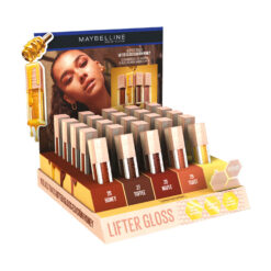 Exhibidor Labial Líquido Maybelline Lifter Gloss Honey X 20 U