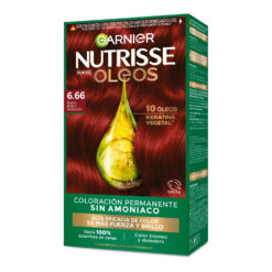Tintura Permanente en Kit Nutrisse Oleos Sin Amoníaco 6,66 Rubio Rojizo X 1 U